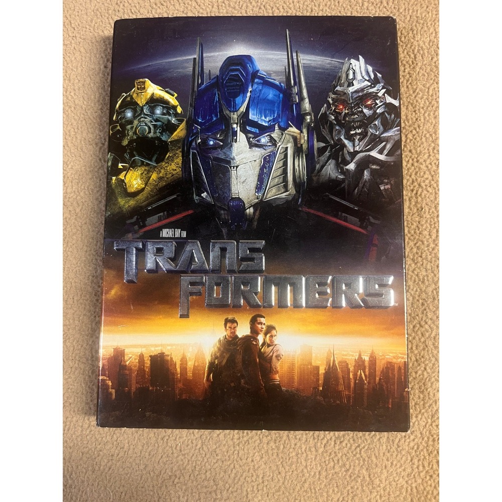 Transformers DVD 2007 Michael Bay Movie Special Slipcover Edition Widescreen